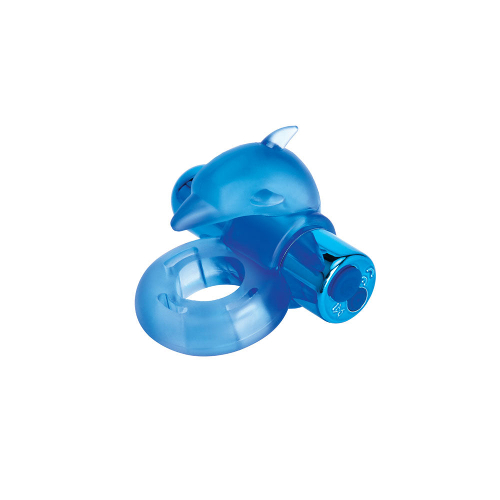 Bodywand Rechargeable Dancing Dolphin Ring -  USB Rechargeable Vibrating Cock Ring