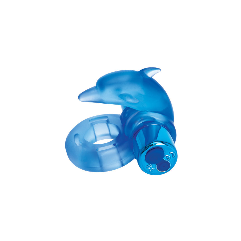 Bodywand Rechargeable Dancing Dolphin Ring -  USB Rechargeable Vibrating Cock Ring