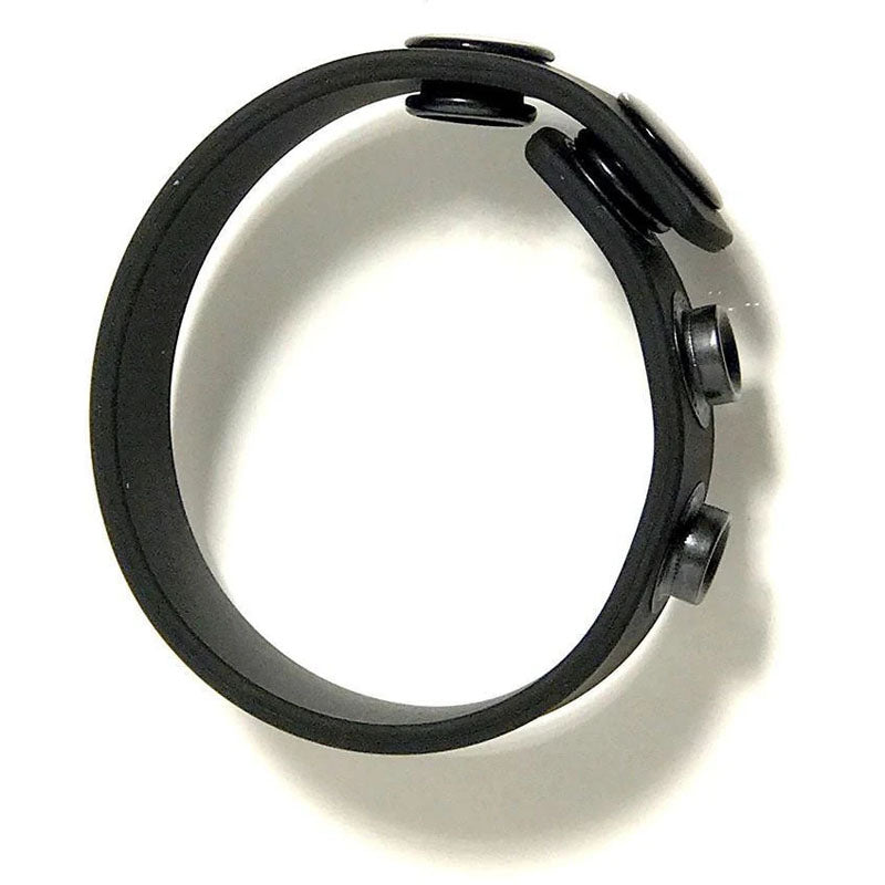 Boneyard Silicone Cock Strap  -  3-Snap Adjustable Cock Ring