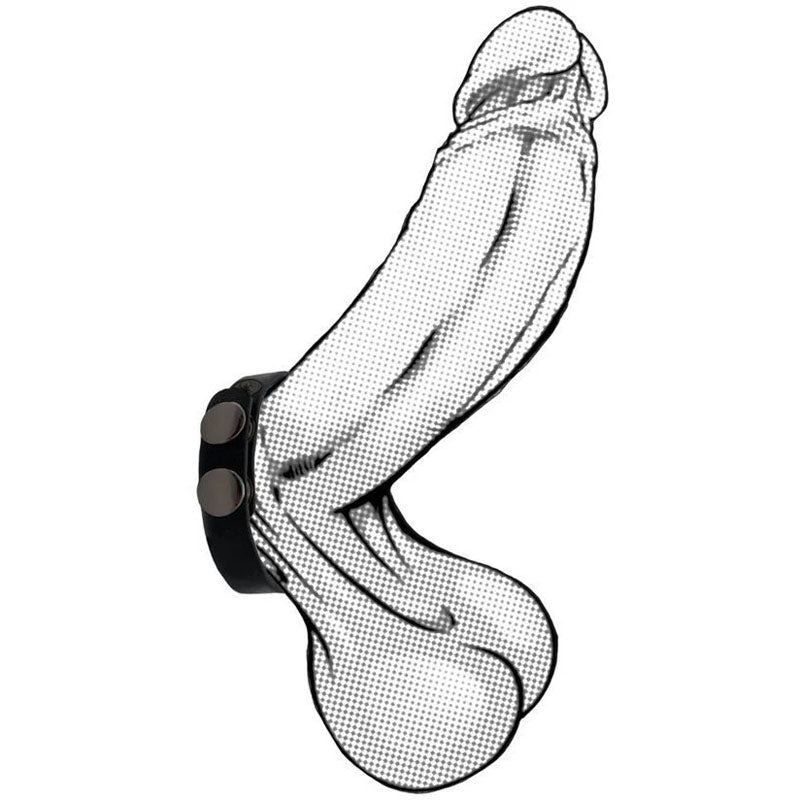 Boneyard Silicone Cock Strap  -  3-Snap Adjustable Cock Ring