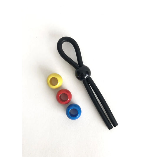 Boneyard Cock Leash Single -  Adjustable Cock Lasso Ring
