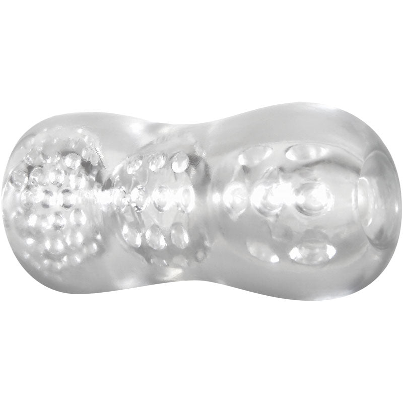 Adam & Eve Triple Chamber Ball Drainer -  Masturbator Sleeve