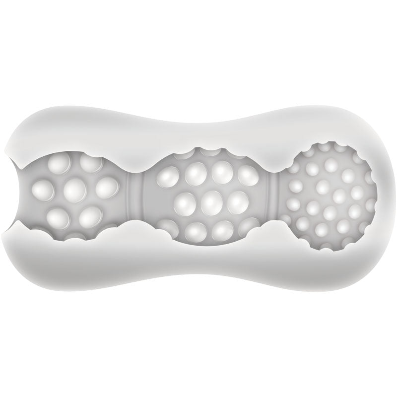 Adam & Eve Triple Chamber Ball Drainer -  Masturbator Sleeve