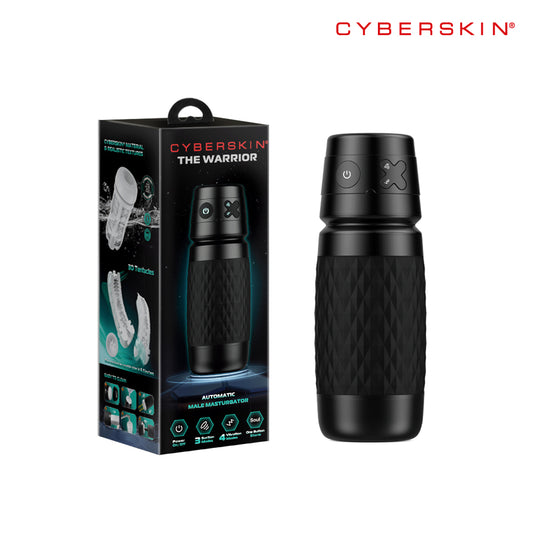 CyberSkin The Warrior -  USB Rechargeable Sucking & Vibrating Auto Masturbator