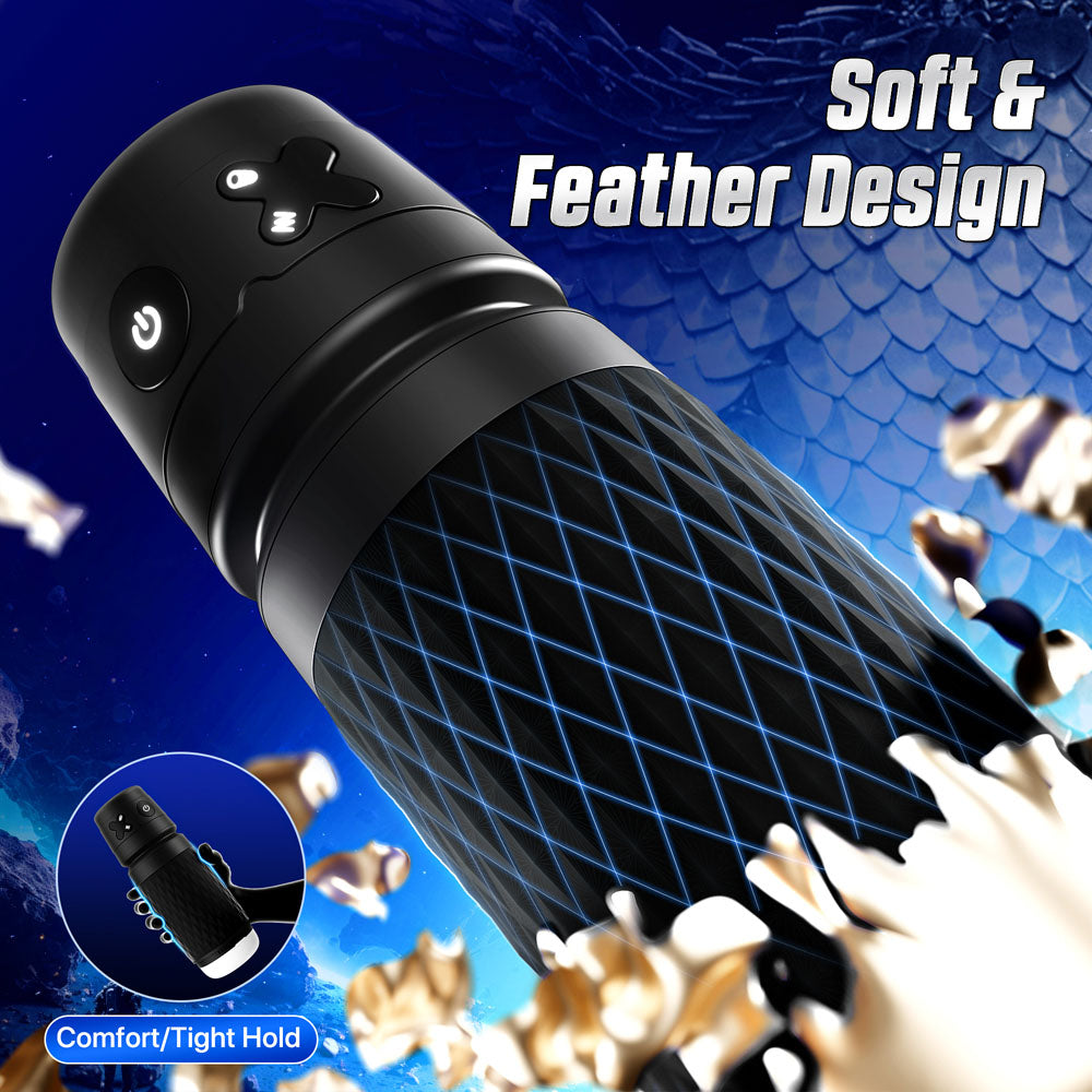 CyberSkin The Warrior -  USB Rechargeable Sucking & Vibrating Auto Masturbator