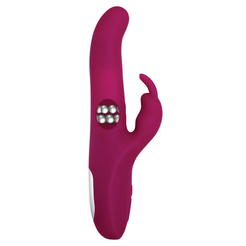 Adam & Eve Eve's Twirling Rabbit Thruster -  24.1 cm USB Rechargeable Thrusting Rabbit Vibrator