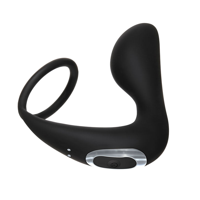 Adam & Eve Adam's Rechargeable Prostate Pleaser & C-Ring -  USB Rechargeable Anal Plug with Cock Ring