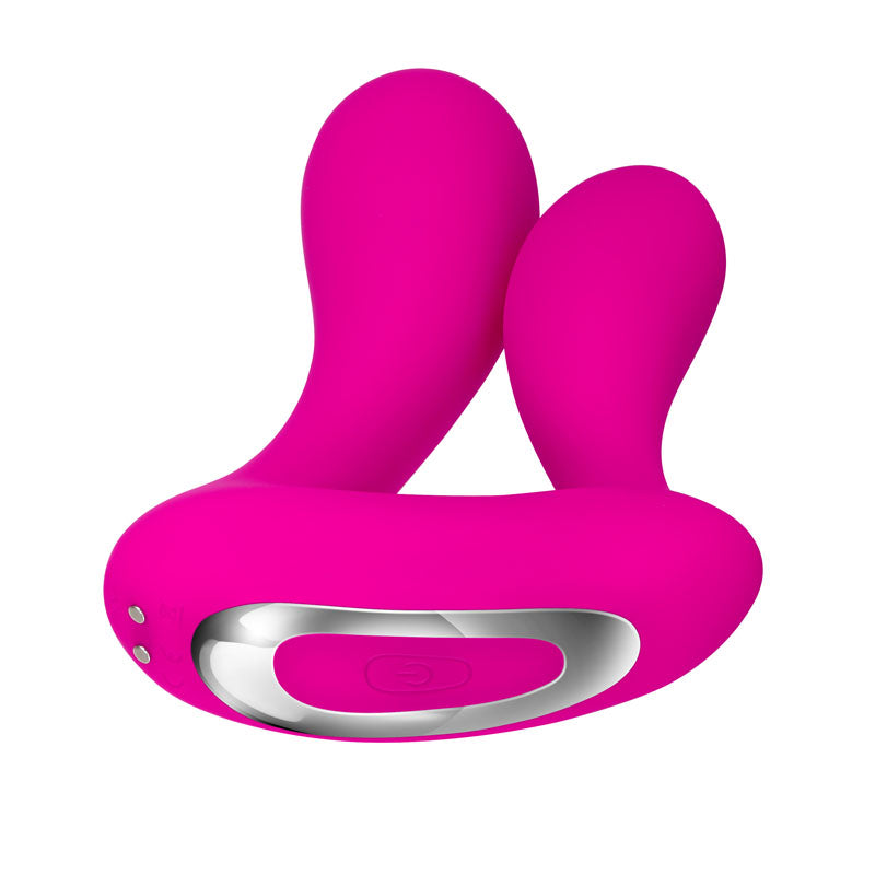 Adam & Eve Rechargeable Dual Entry Vibe -  USB Rechargeable Vibrator with Remote Control