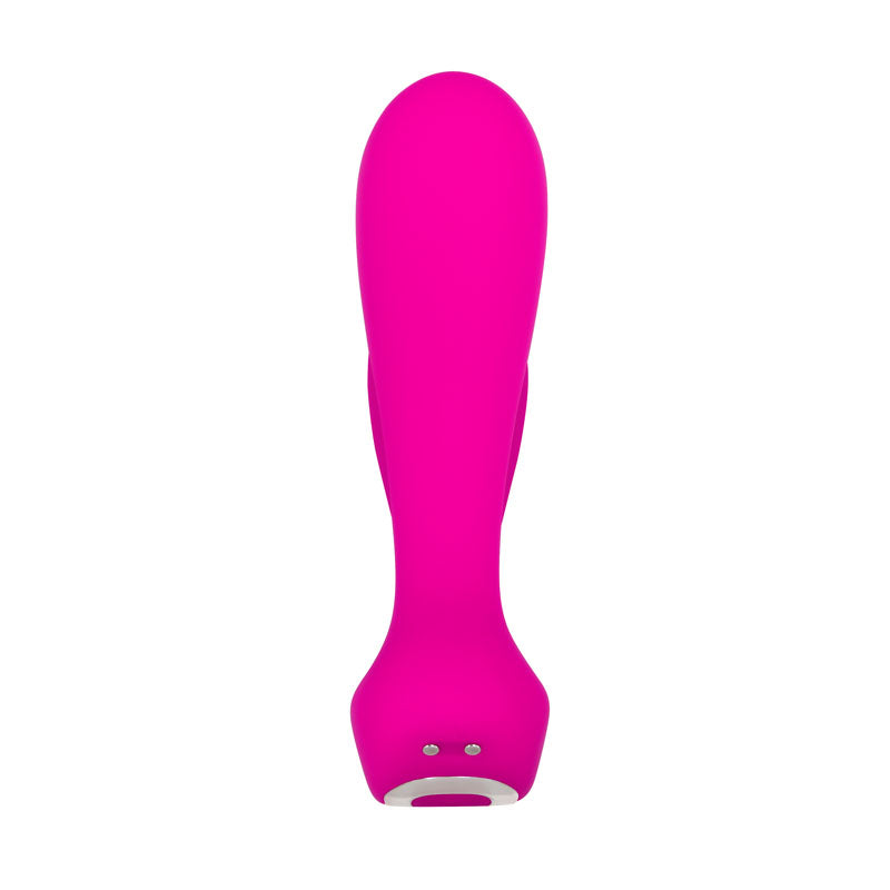 Adam & Eve Rechargeable Dual Entry Vibe -  USB Rechargeable Vibrator with Remote Control
