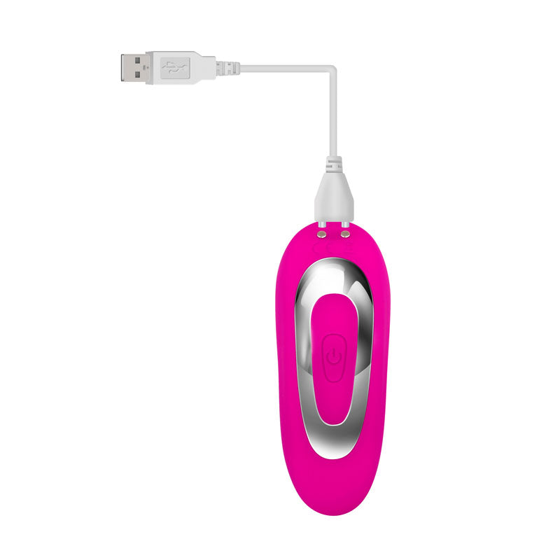 Adam & Eve Rechargeable Dual Entry Vibe -  USB Rechargeable Vibrator with Remote Control