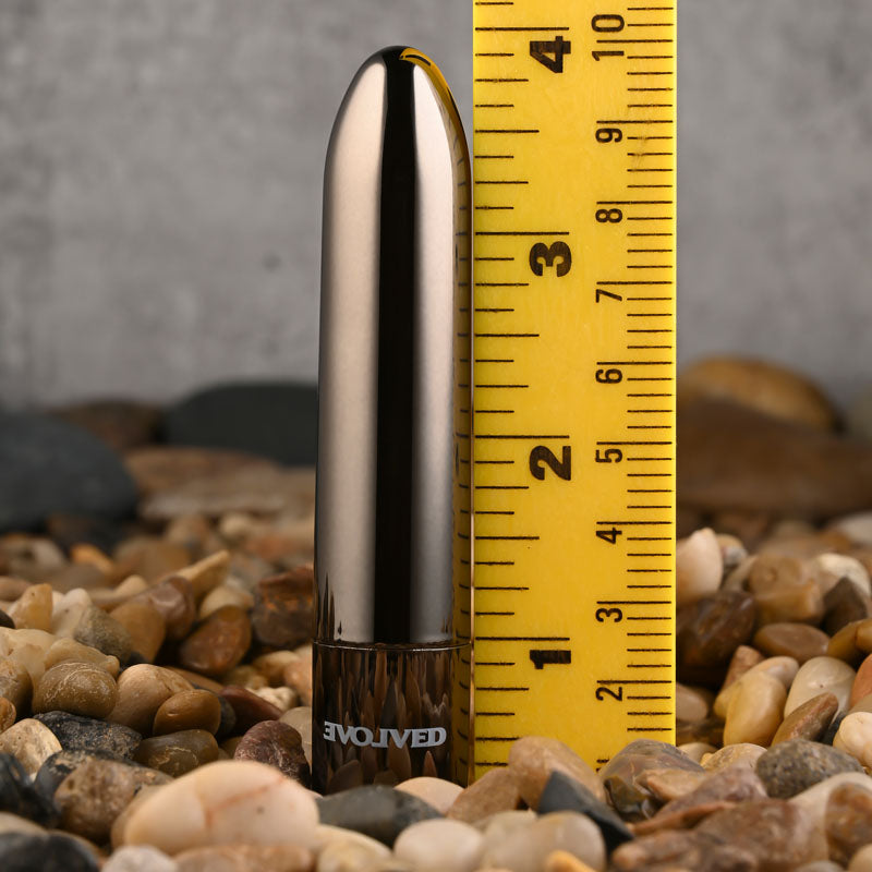Evolved REAL SIMPLE - Black  10 cm USB Rechargeable Bullet