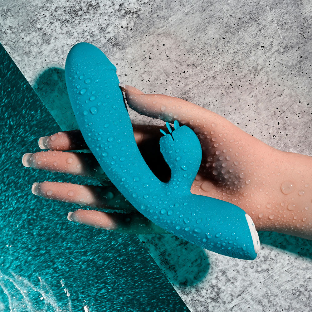 Evolved FIERCE FLICKER -  19.5 cm USB Rechargeable Rabbit Flicker Vibrator