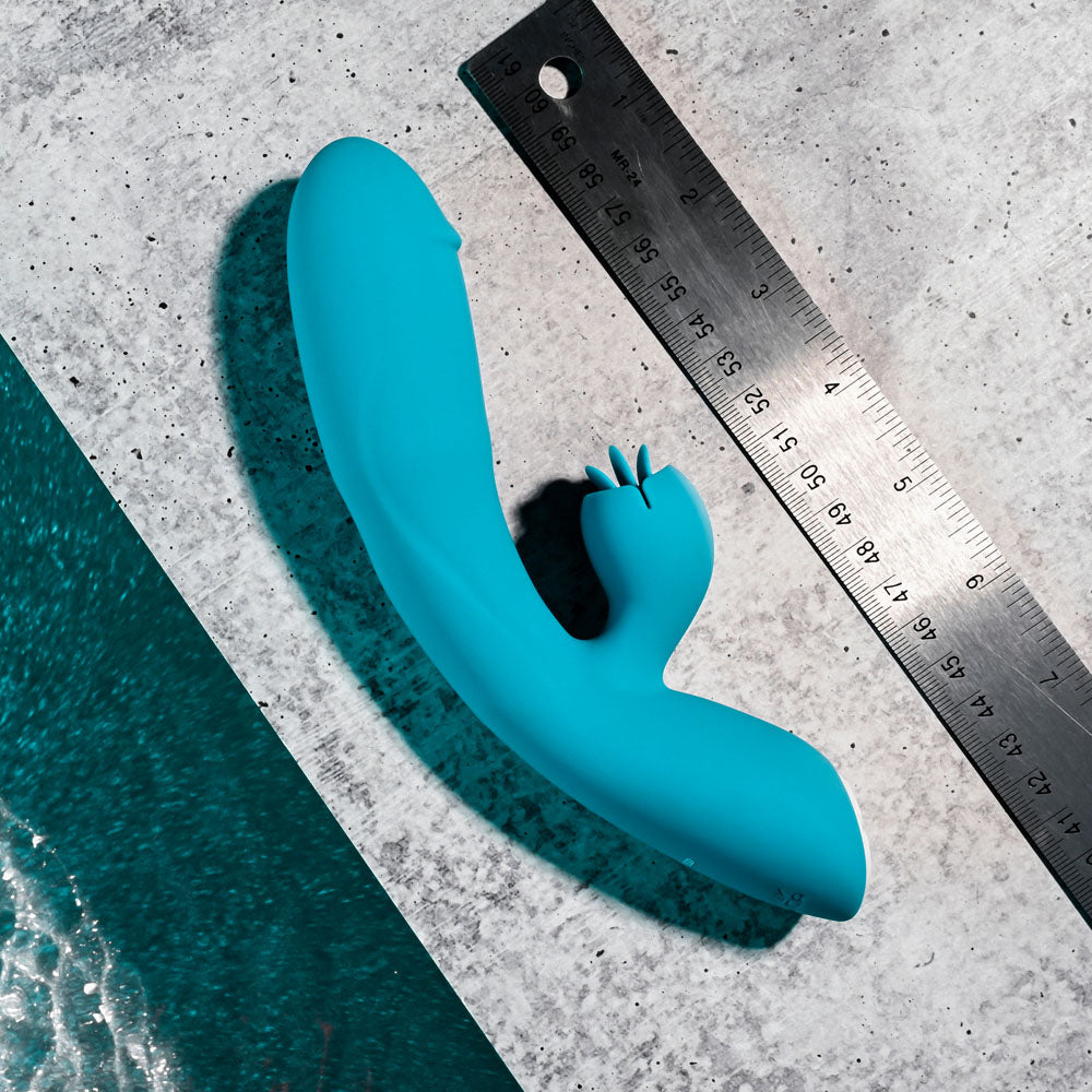 Evolved FIERCE FLICKER -  19.5 cm USB Rechargeable Rabbit Flicker Vibrator