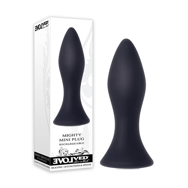 Evolved Mighty Mini Plug -  8.9 cm (3.5'') USB Rechargeable Butt Plug