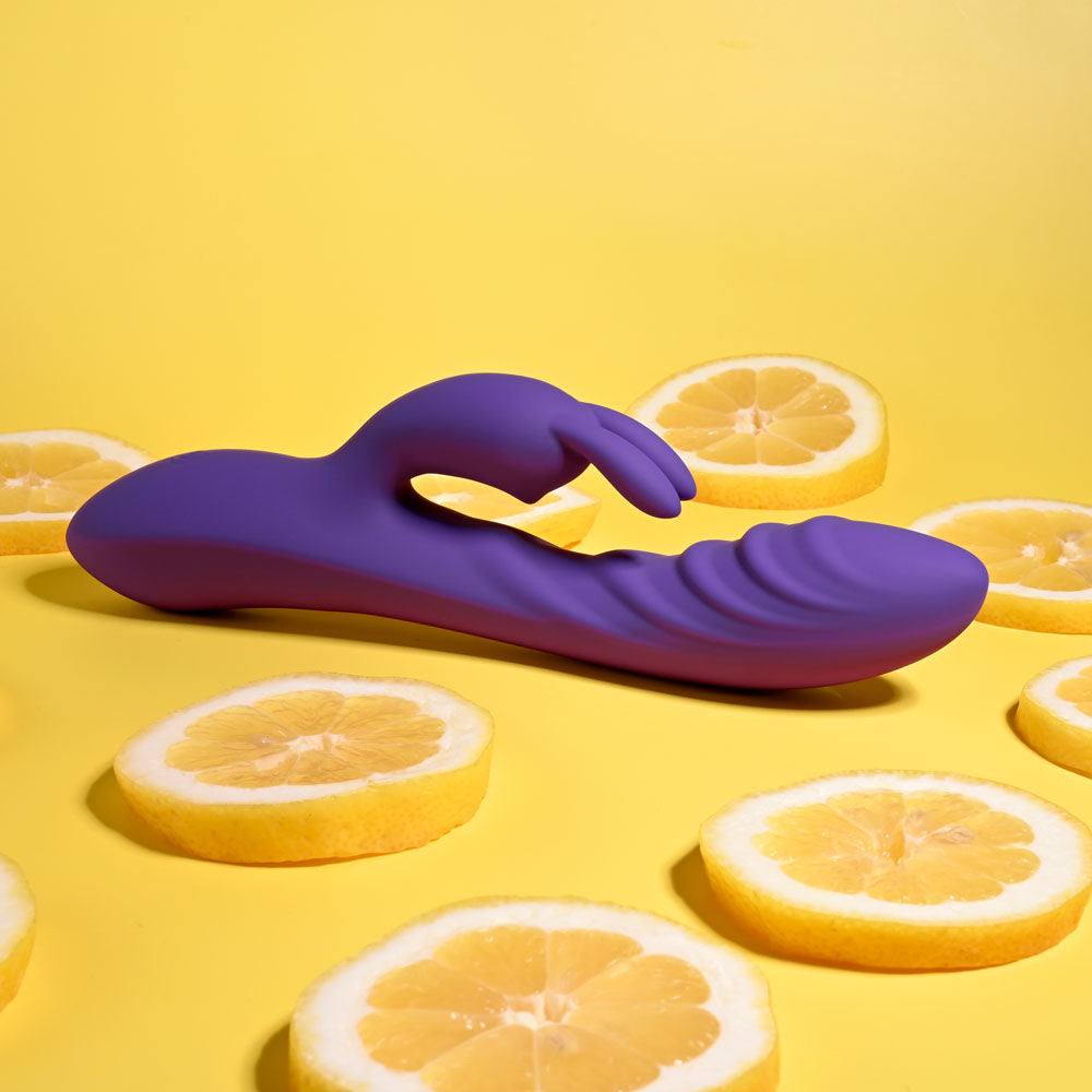 Evolved WAVY RABBIT -  20.6 cm USB Rechargeable Rabbit Vibrator