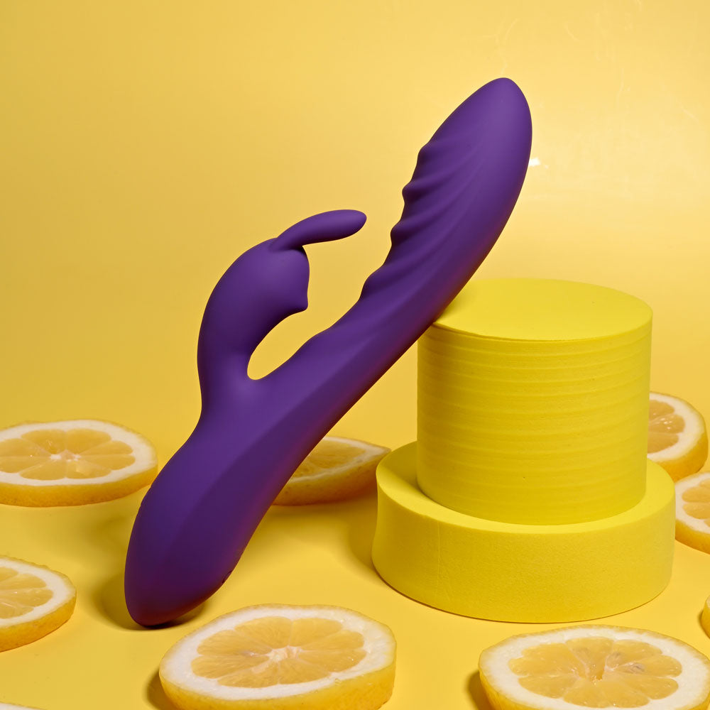 Evolved WAVY RABBIT -  20.6 cm USB Rechargeable Rabbit Vibrator