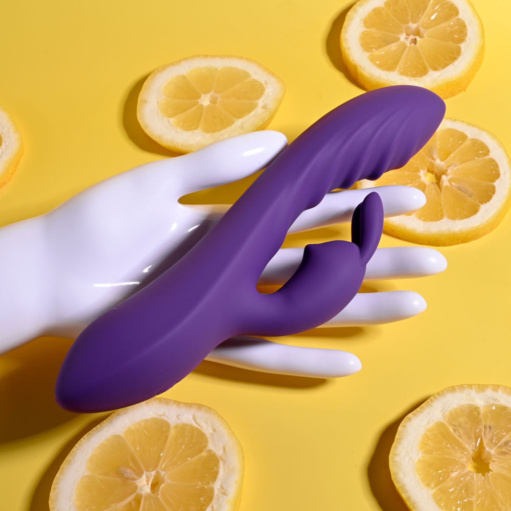 Evolved WAVY RABBIT -  20.6 cm USB Rechargeable Rabbit Vibrator