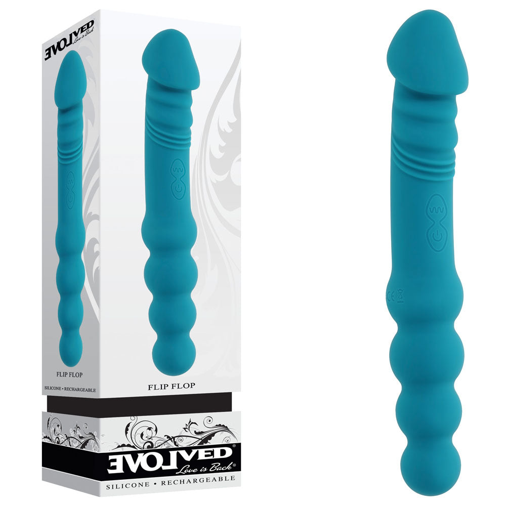 Evolved FLIP FLOP -  23.1 cm USB Rechargeable Dual Ended Vibrator