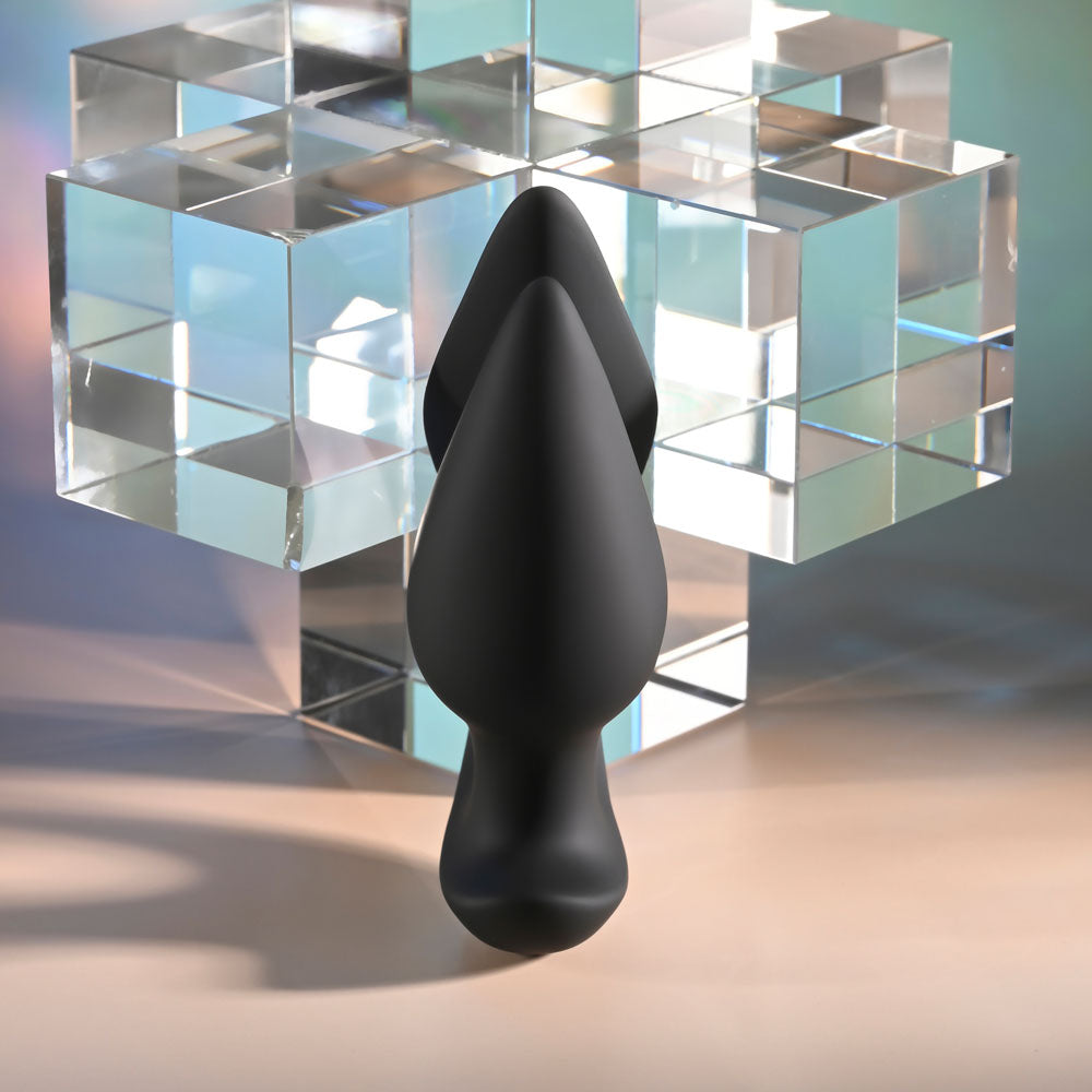 Evolved THE GENIE -  11.2 cm USB Rechargeable Vibrating Plug with Wireless Remote