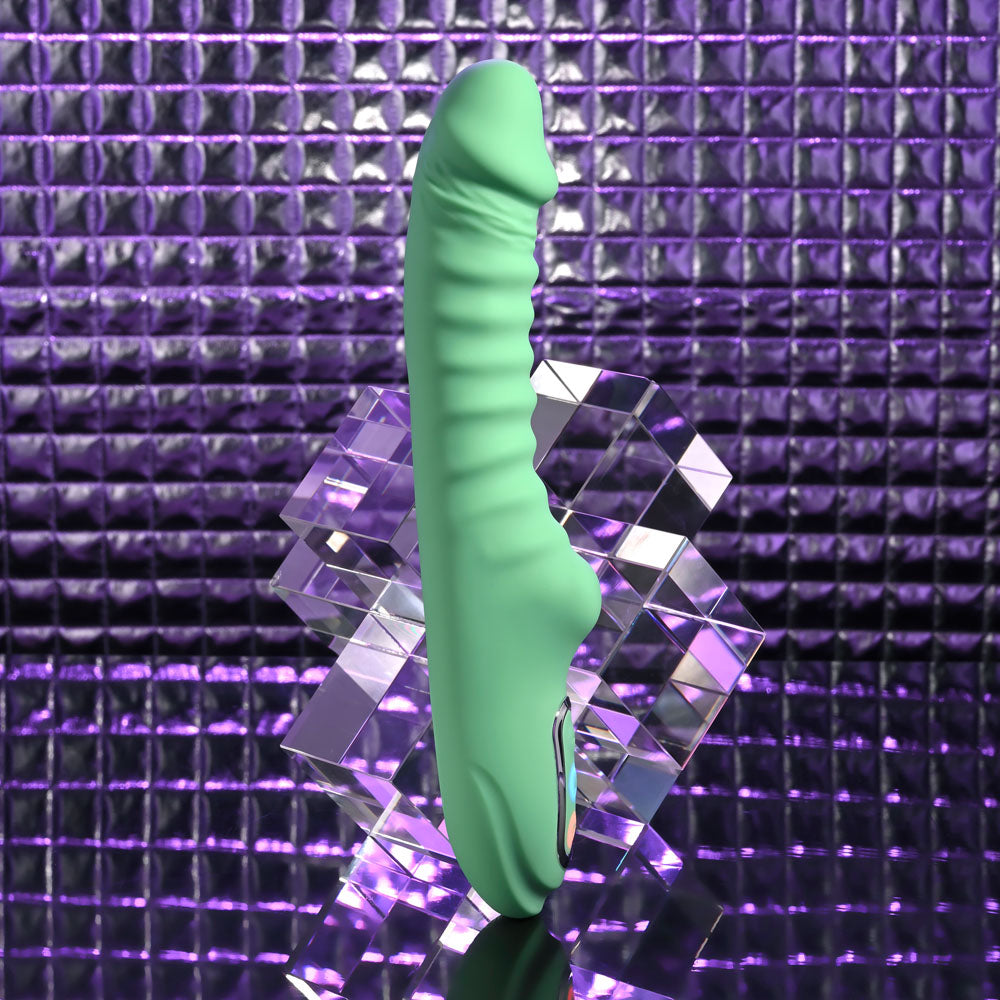 Evolved FULL THROTTLE - Mint  24.1 cm USB Rechargeable Vibrator