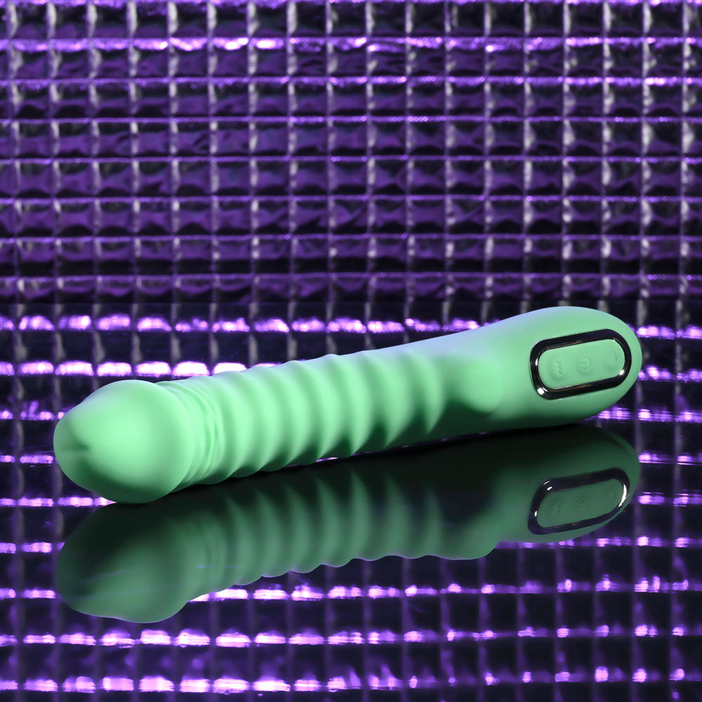 Evolved FULL THROTTLE - Mint  24.1 cm USB Rechargeable Vibrator