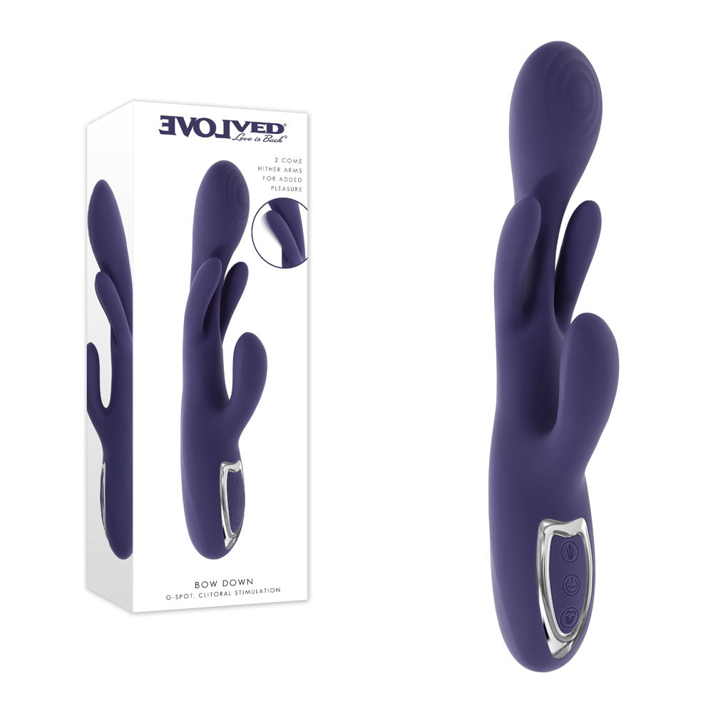 Evolved BOW DOWN -  USB Rechargeable Rabbit Vibrator