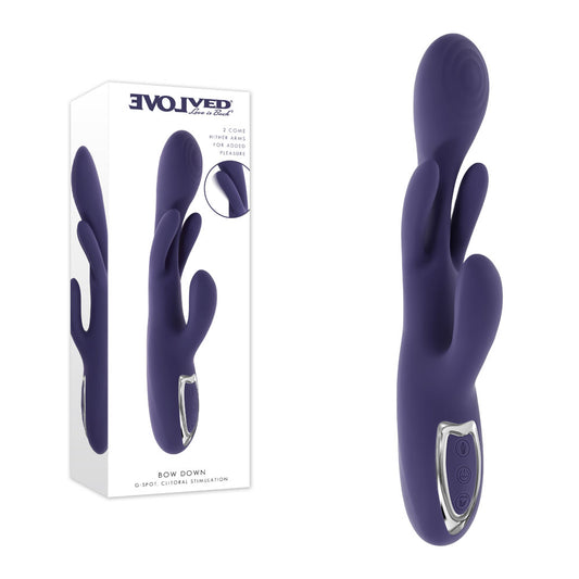 Evolved BOW DOWN -  USB Rechargeable Rabbit Vibrator