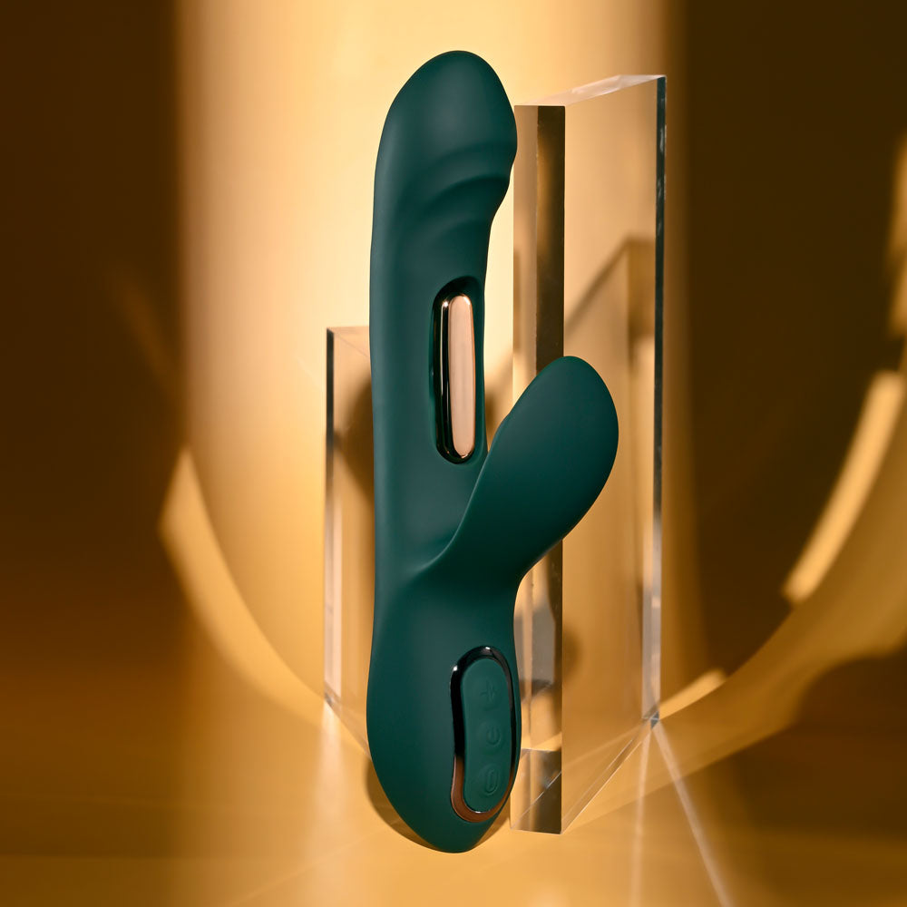 Evolved HEART OF GOLD -  USB Rechargeable Rabbit Vibrator