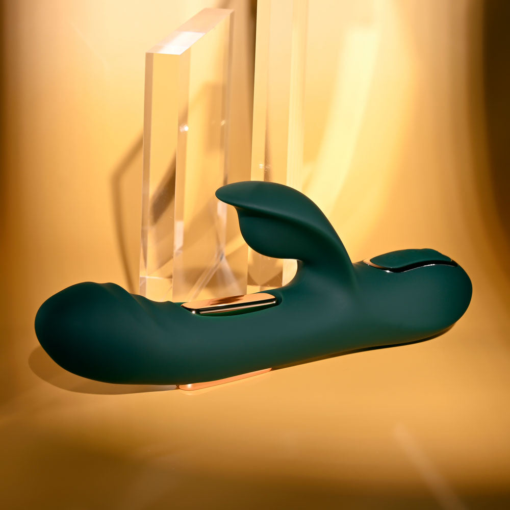 Evolved HEART OF GOLD -  USB Rechargeable Rabbit Vibrator