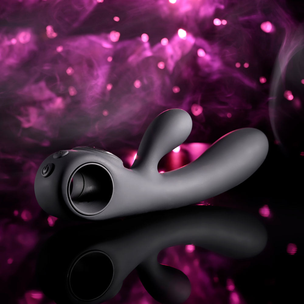 Evolved  MAGIC -  20 cm USB Rechargeable Rabbit Vibrator with LED Screen