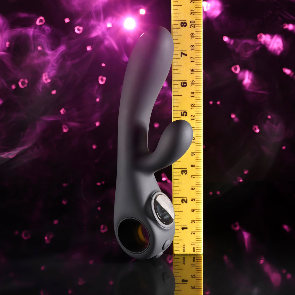 Evolved  MAGIC -  20 cm USB Rechargeable Rabbit Vibrator with LED Screen