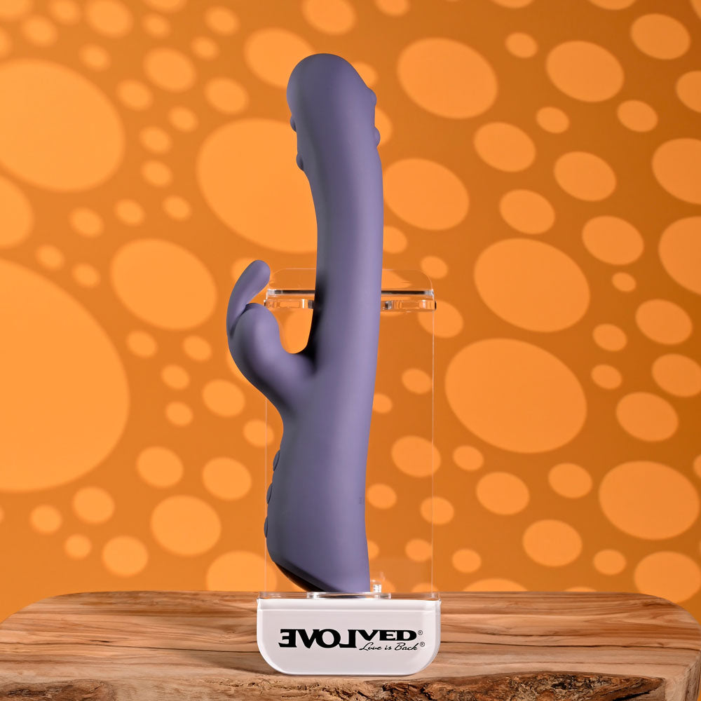 Evolved POPPIN GOOD TIME -  20 cm USB Rechargeable Rabbit Vibrator