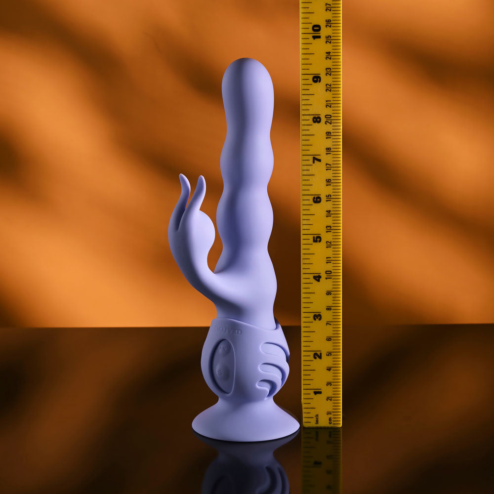 Evolved WIGGLY BUNNY -  USB Rechargeable Rabbit Vibrator with Suction Base