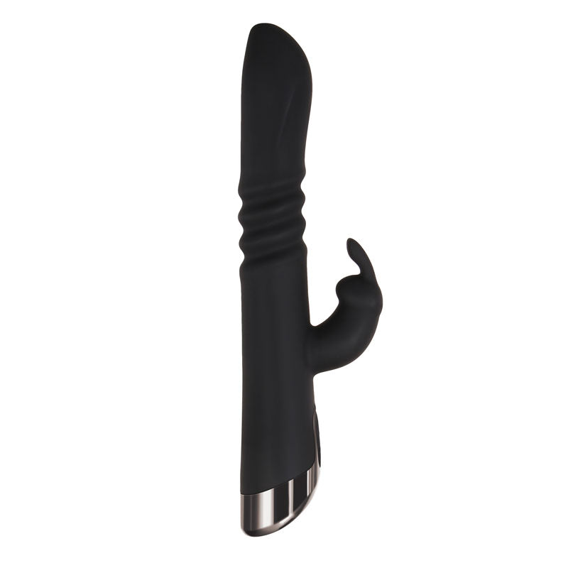 Evolved Rapid Rabbit -  25.4 cm USB Rechargeable Thrusting Rabbit Vibrator