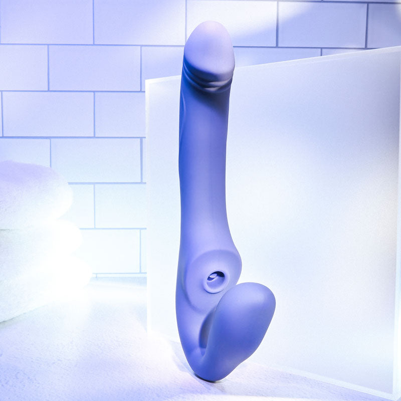 Evolved 2 BECOME 1 -  23.5 cm USB Rechargeable Strapless Strap-On with Remote