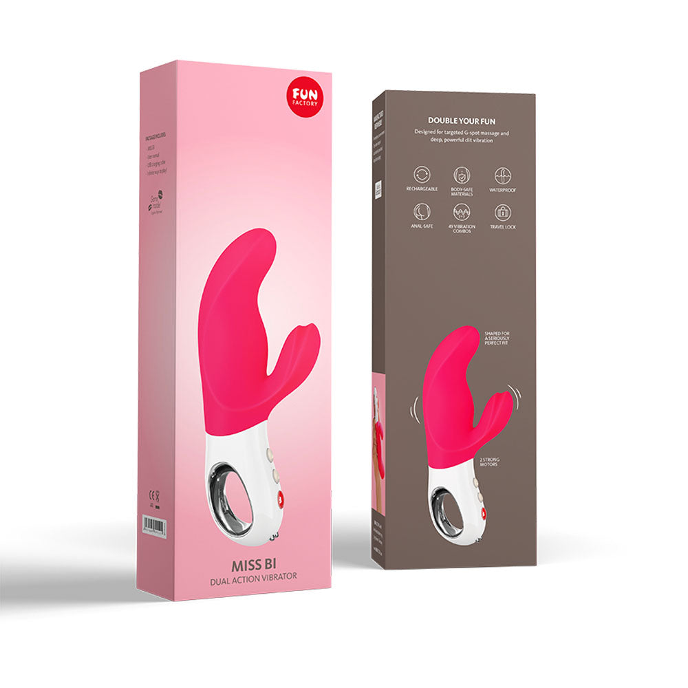 Fun Factory MISS BI  -  17 cm USB Rechargeable Rabbit Vibrator