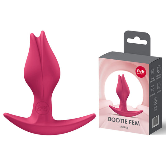 Fun Factory BOOTIE FEM Raspberry - Raspberry  8.5 cm Butt Plug