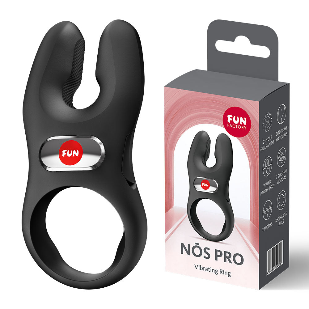 Fun Factory NOS PRO  -  USB-C Rechargeable Vibrating Cock Ring