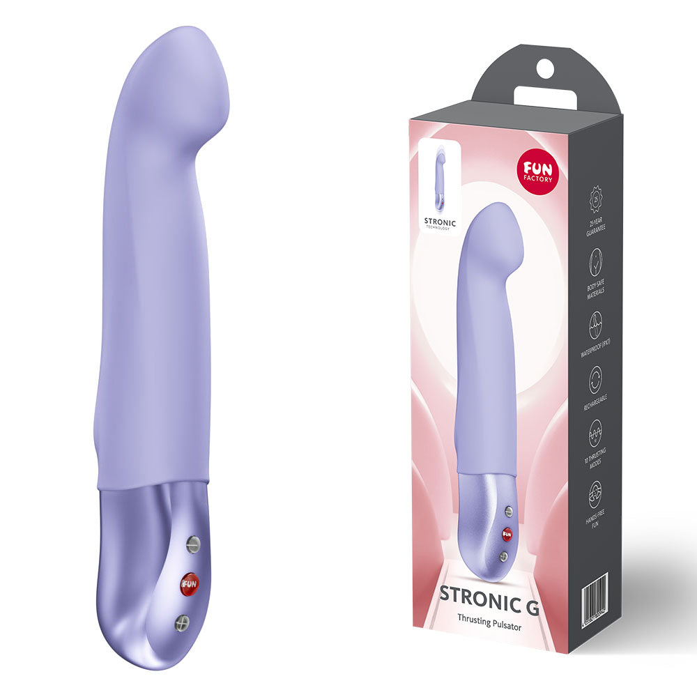 Fun Factory STRONIC G -  20.8 cm USB-C Rechargeable Thrusting Vibrator