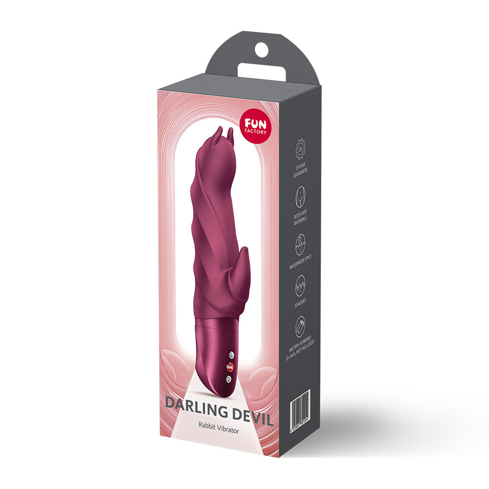 Fun Factory DARLING DEVIL Wine  - Wine  20 cm Vibrator