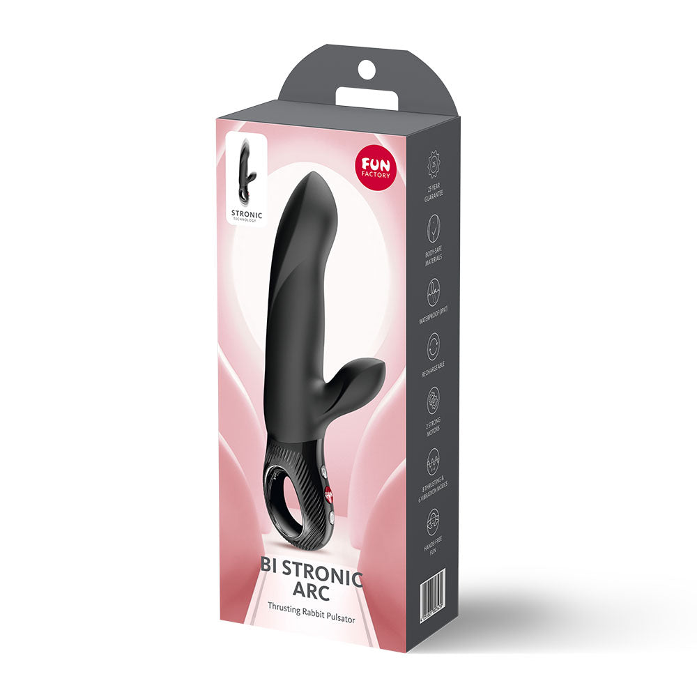 Fun Factory BI STRONIC ARC  -  21.6 cm USB-C Rechargeable Thrusting Vibrator