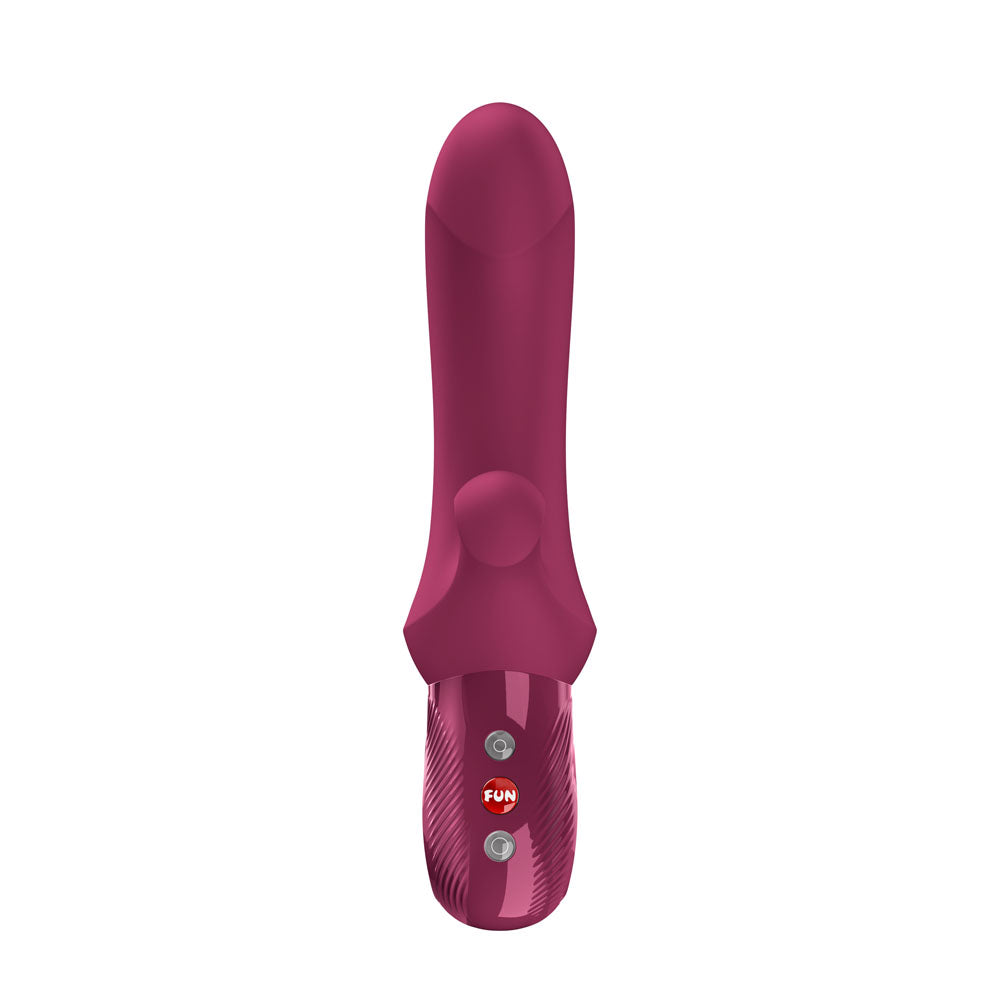 Fun Factory BI STRONIC CURVE Wine  - Wine  USB-C Rechargeable Thrusting Vibrator
