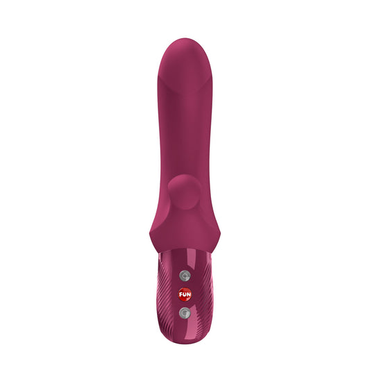 Fun Factory BI STRONIC CURVE Wine  - Wine  USB-C Rechargeable Thrusting Vibrator