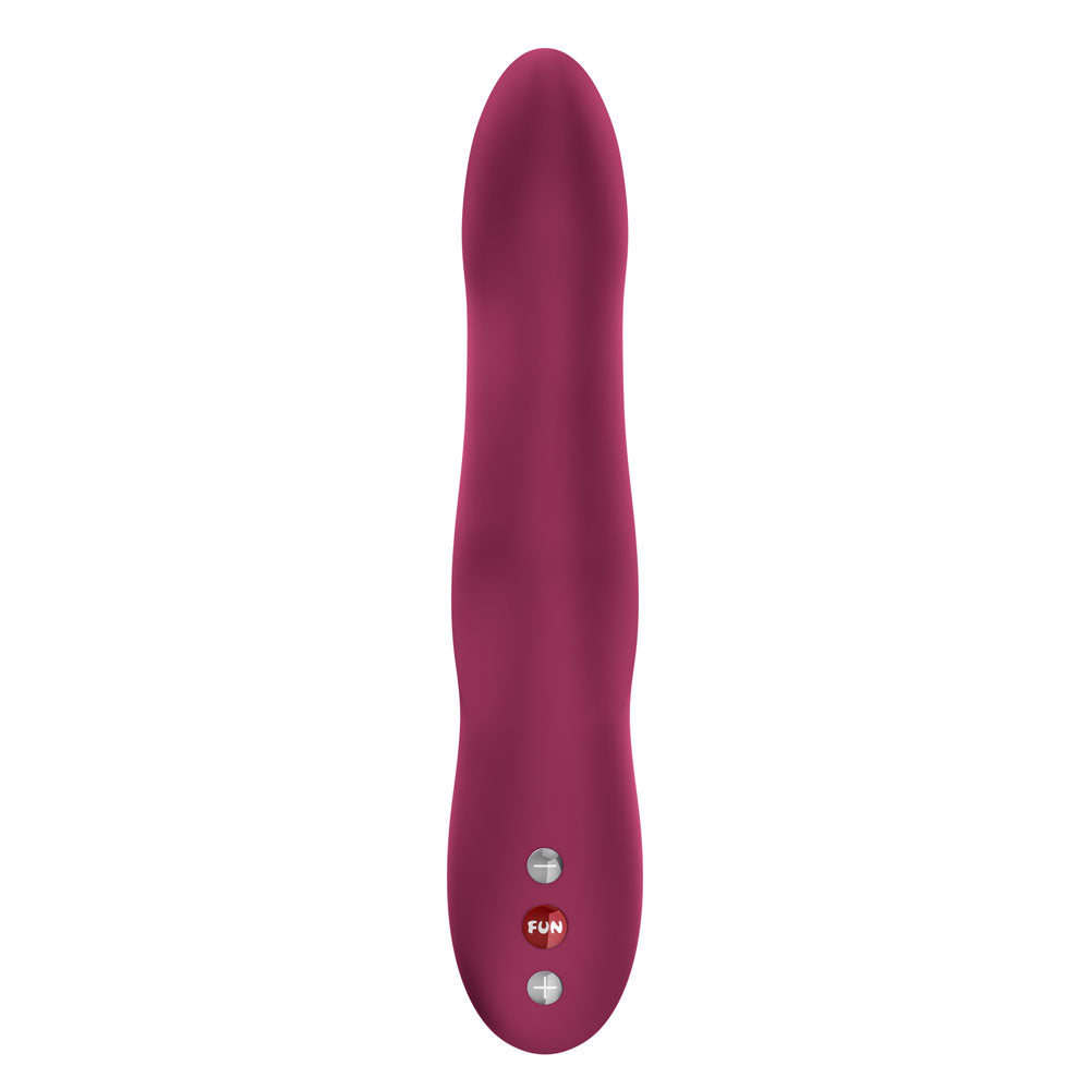 Fun Factory STRONIC WAVE Wine  - Wine  USB-C Rechargeable Thrusting Vibrator