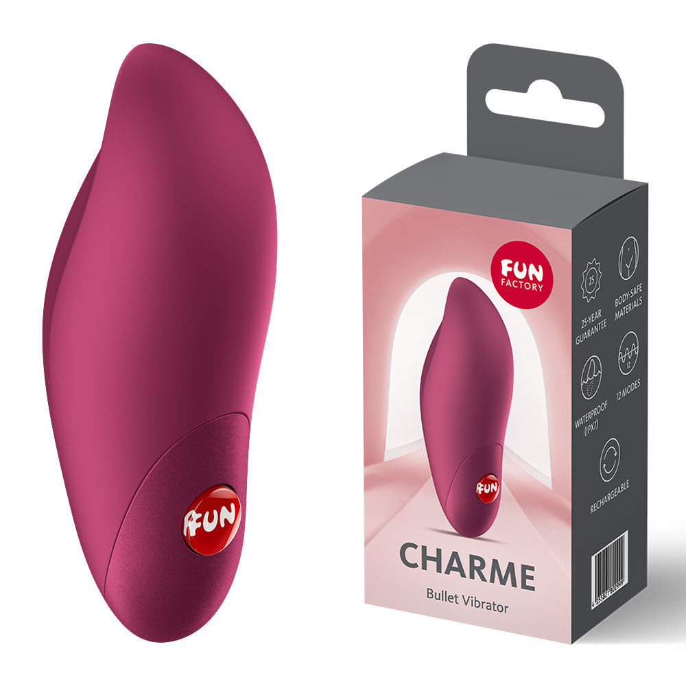 Fun Factory CHARME Wine  - Wine  USB-C Rechargeable Stimulator