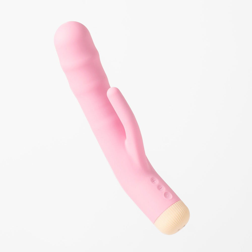 Girls Get Off - DeeDee -  19 cm USB Rechargeable Thrusting Rabbit Vibrator