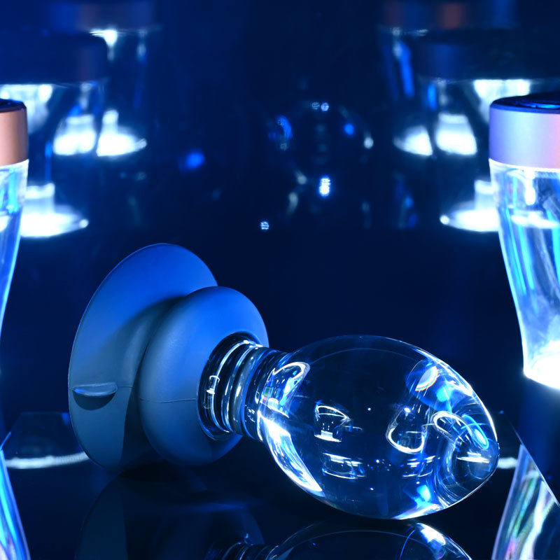 Gender X Crystal Ball -  Glass 13.6 cm Butt Plug with Suction Base