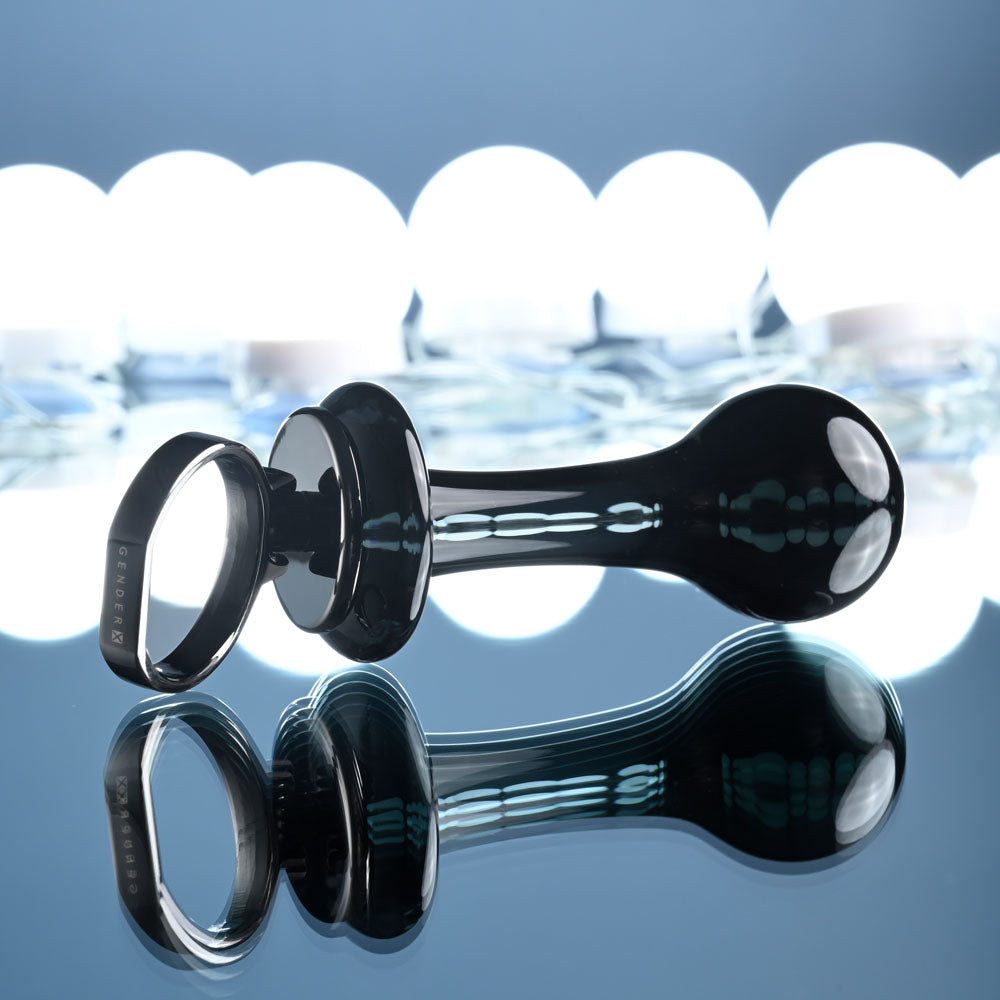 Gender X BLOW POP -  12.8 cm Glass Plug with Ring Pull