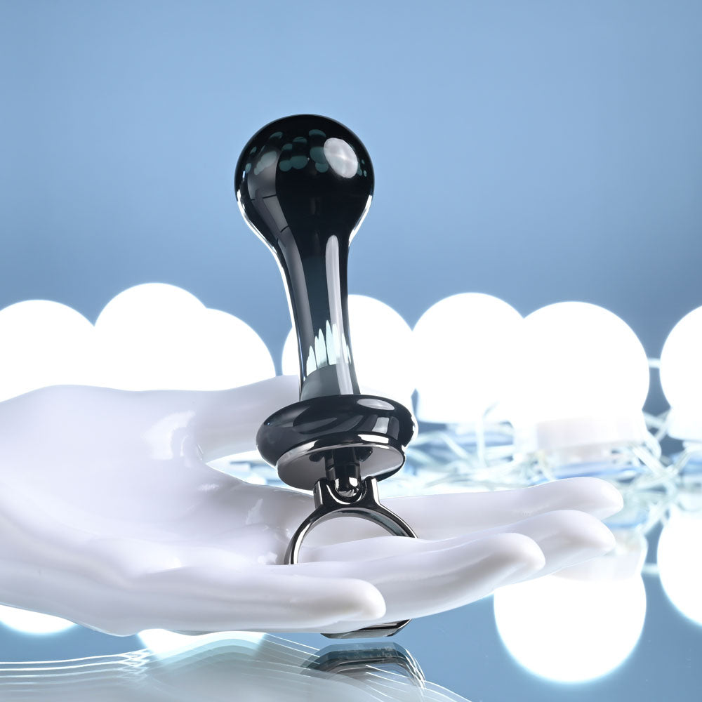 Gender X BLOW POP -  12.8 cm Glass Plug with Ring Pull