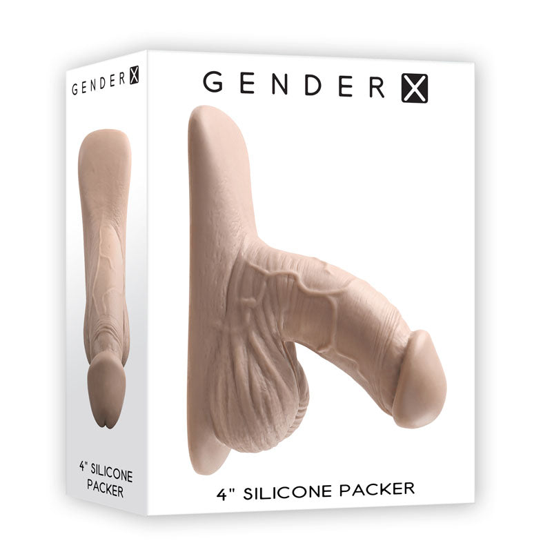 Gender X 4'' SILICONE PACKER LIGHT -  10 cm Packer